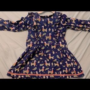 Cotton Kids llama dress